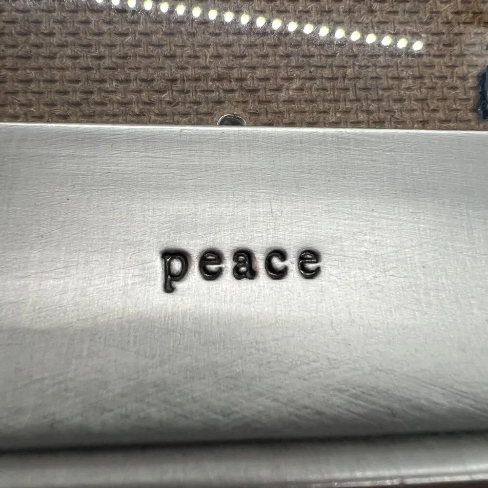 Pottery Barn SENTIMENT Photo Picture Frame peace 6